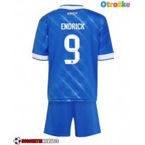Otroške Nogometnih dresov Real Madrid Endrick #9 Tretji 2025-26 Kratki rokavi (+ hlače)